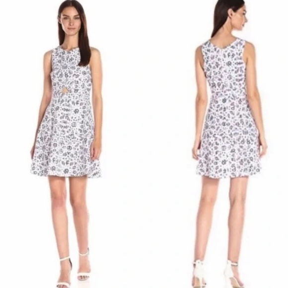 CeCe by Cynthia Steffe Eastyn Mosaic Dress - Picture 3 of 12